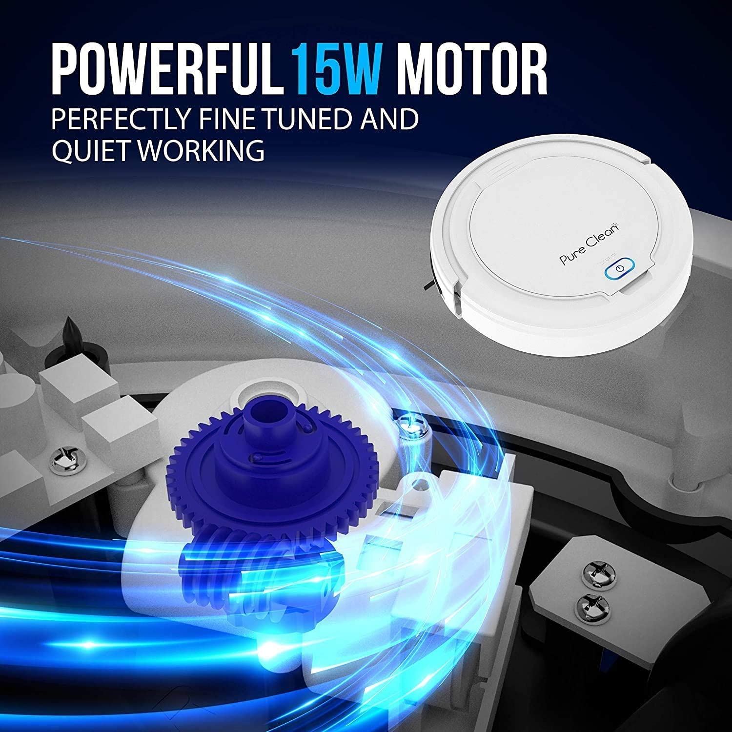 Automatic Robot Vacuum Cleaner/ White