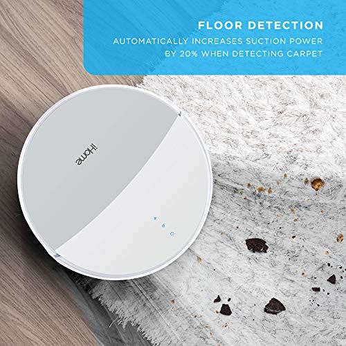 iHome AutoVac 2-in-1 Robot Vacuum+ Mopping Enabled with 2000pa Suction Power