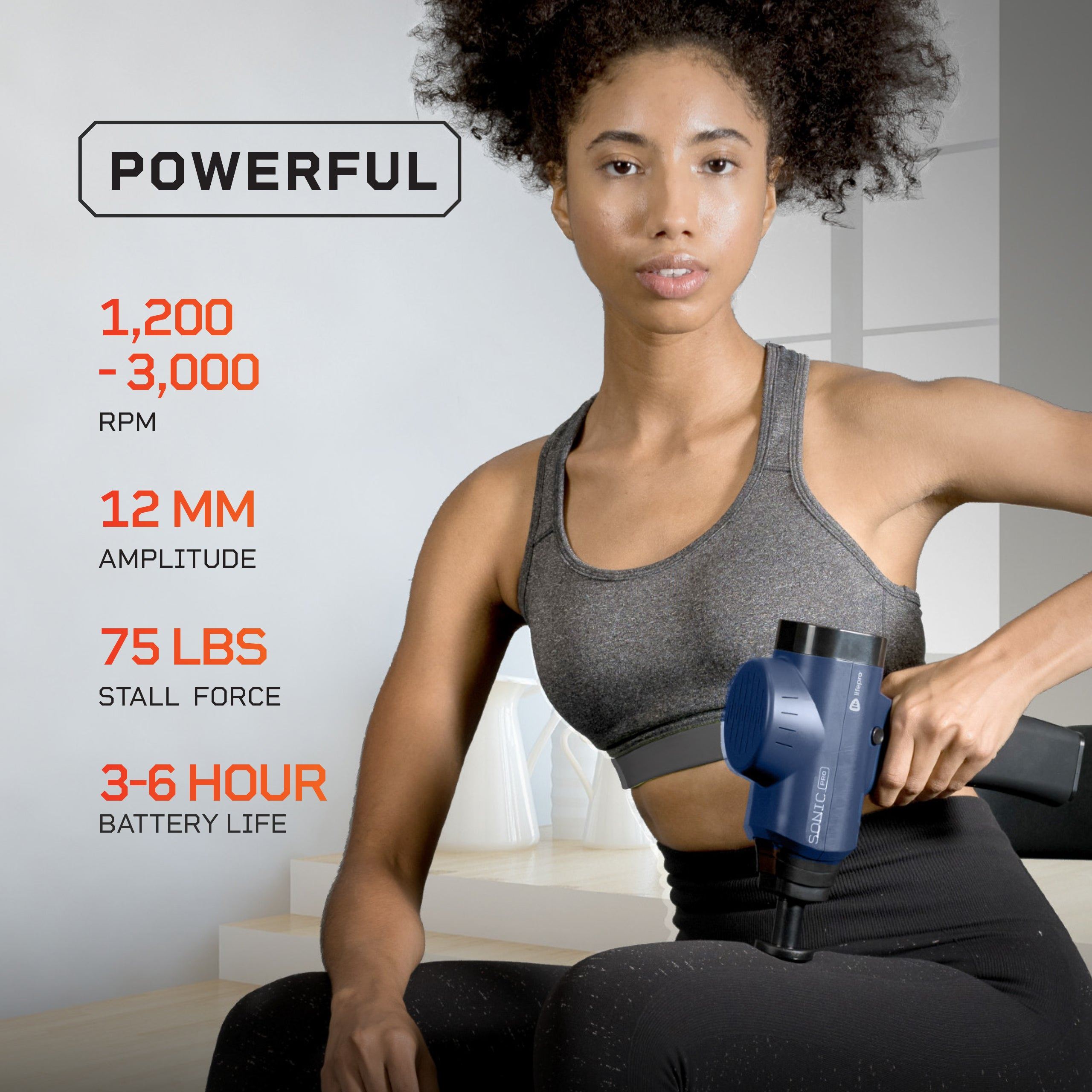 Sonic Pro Percussion Massage Gun