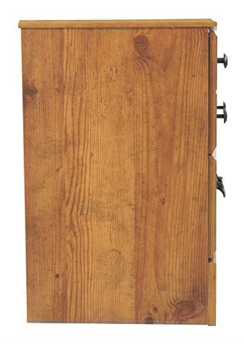 Bittersweet Traditional Replicated Pine Nightstand with 2 Drawer