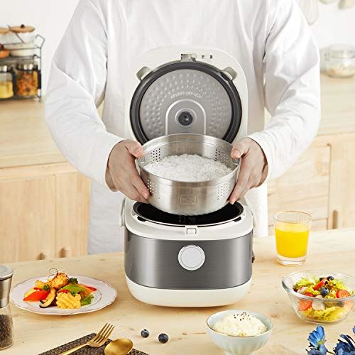 Programmable Multi-functional Rice Cooker, Slow Cooker, Steamer & Warmer