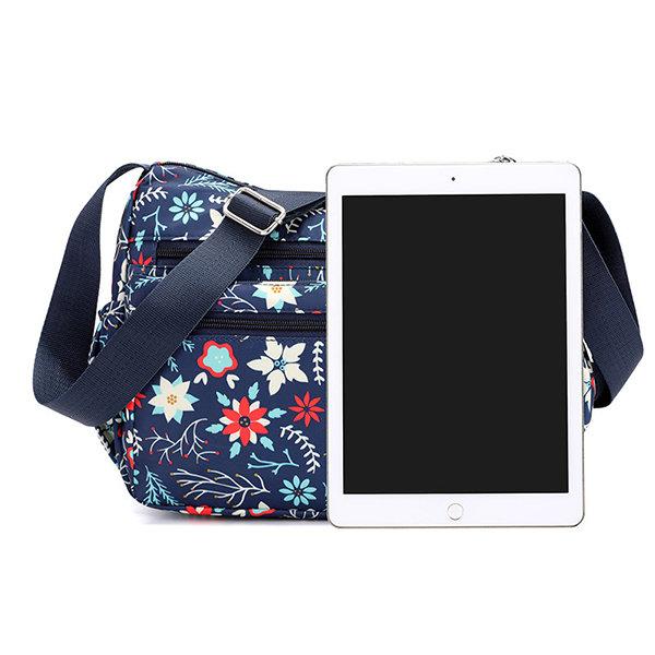 Women Flower Pattern Waterproof Lightweight Shoulder Bags Crossbody Bags