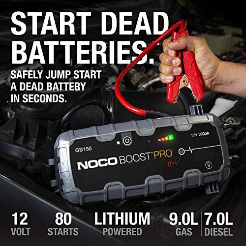 3000 Amp 12-Volt UltraSafe Lithium Jump Starter | Car Battery Booster Pack