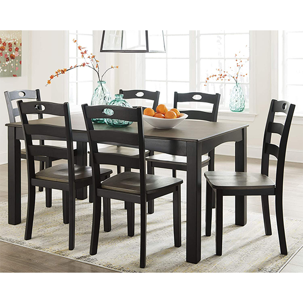 Signature Design by Ashley Froshburg Rustic 7 Piece Dining Set
