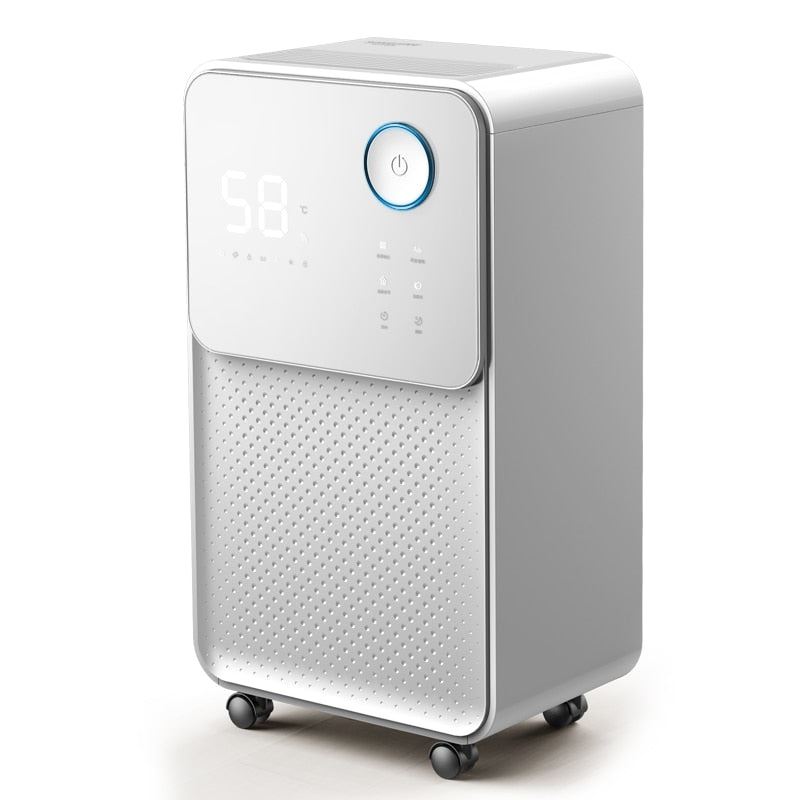 24L Air Dehumidifier Dryer Air Purifier With Touch Screen, Constant Humidity & Child Lock For Home