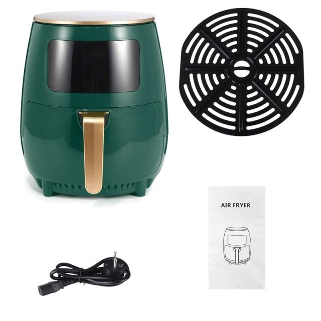 Air Fryer Chicken Oil Free Air Fryer Health Fryer Pizza Cooker Smart Touch LCD Electric Deep Airfryer