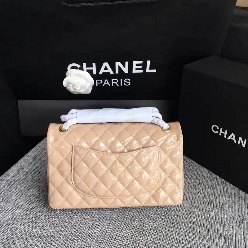 high quality handbag 119013 patent genuine leather flap bag 1112