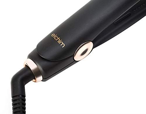 Hair Straightener and Curling Iron with Titanium & Ceramic Plates, Dual