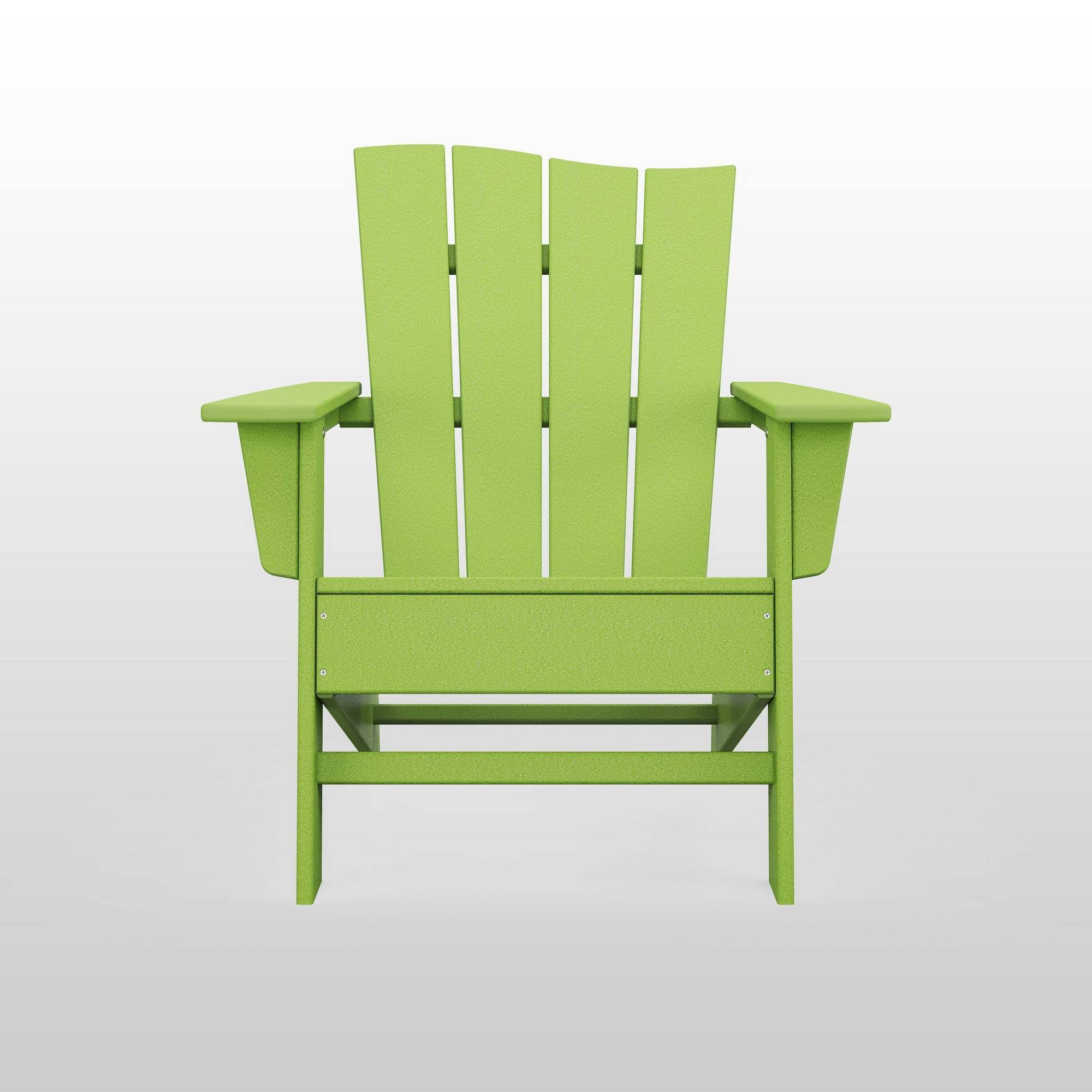 POLYWOOD The Wave Chair Left in Lime