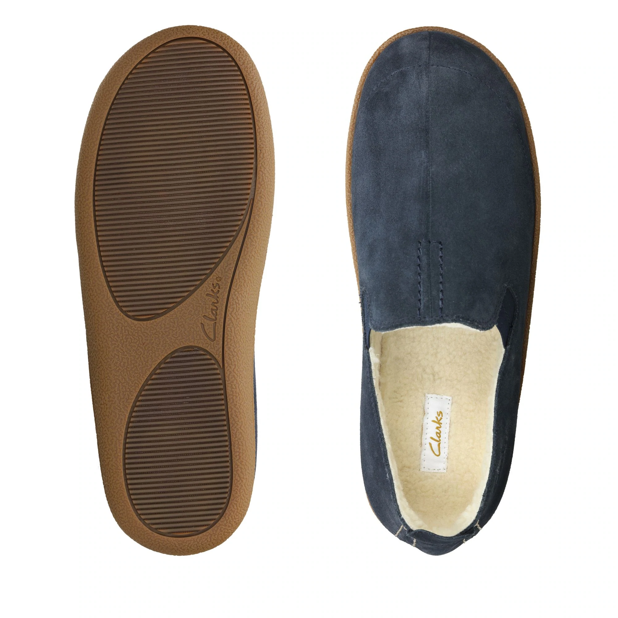 Men home-mocc-navy-suede