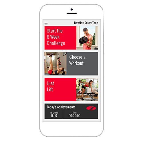 Bowflex Adjustable Dumbbell SelectTech 552 (Version 2) (Red & Black)