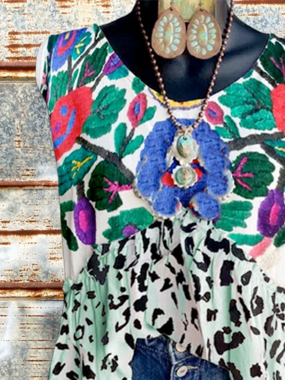 Casual Cotton-Blend Cold Shoulder Shirts & Tops