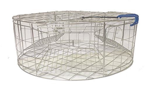 KUFA CT120+FWS103+ZIN1K Stainless Steel Round Crab Trap with Anode Zinc