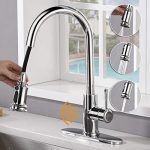 Touchless Kitchen Faucet with 3 Modes Pull Down Sprayer