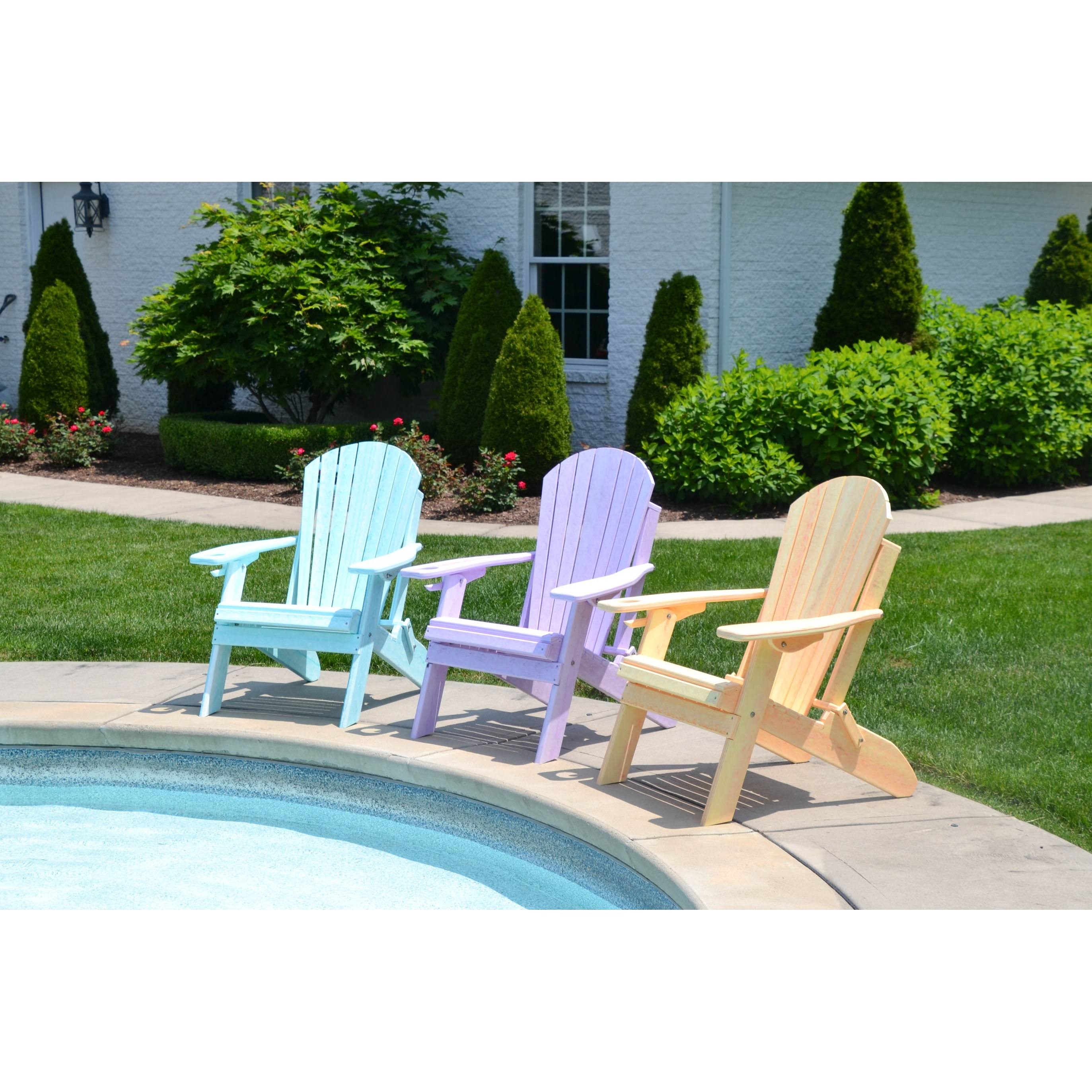 Folding Adirondack Chair - Eagle Collection - Cedar/Brown