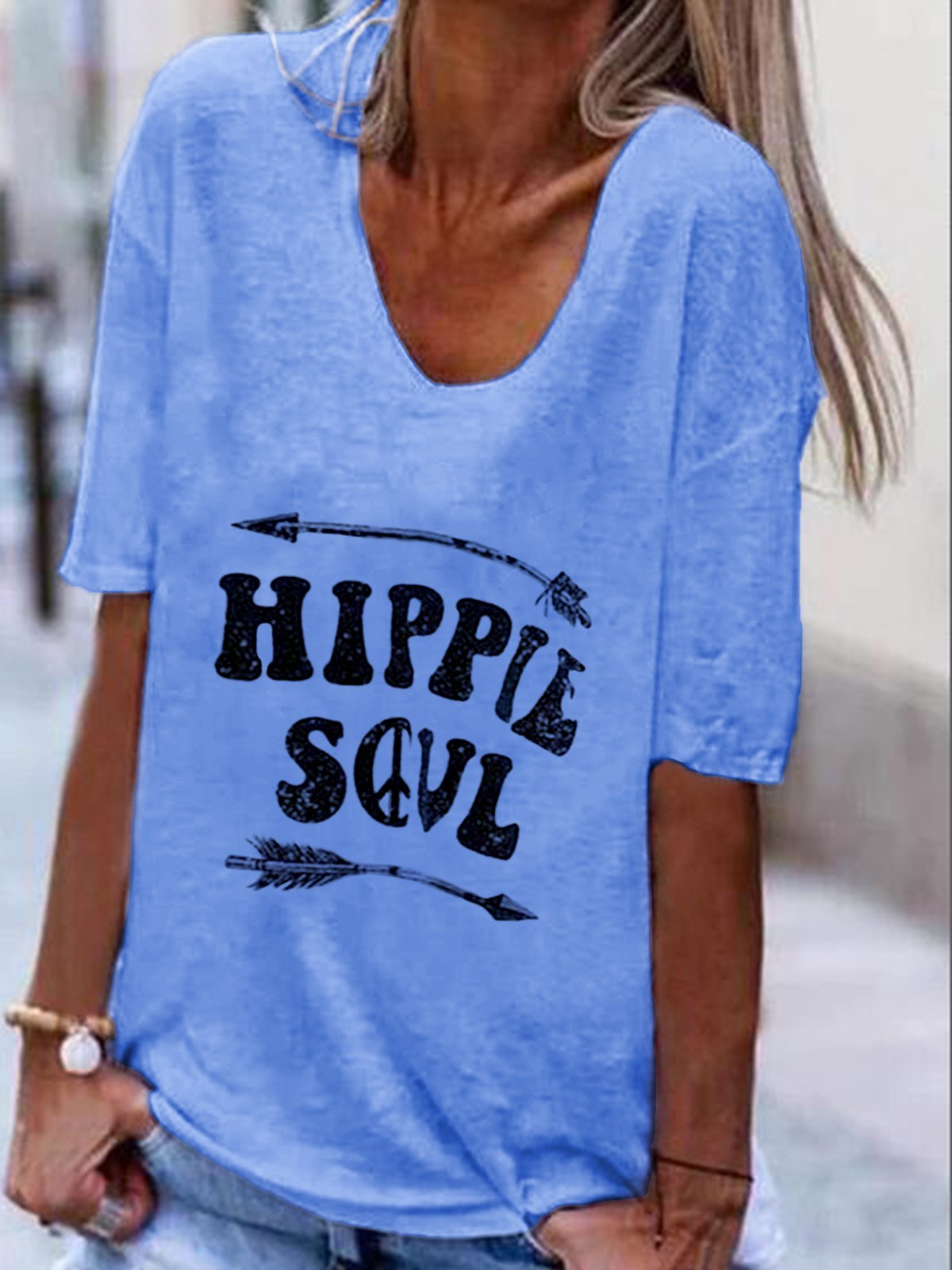 Printed Cotton-Blend Short Sleeve Shirts & Tops