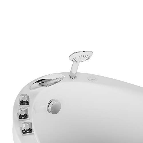 Jets Bathtub Mirco Bubble Hydrotherapy Oval Japanese SPA Tub��, white