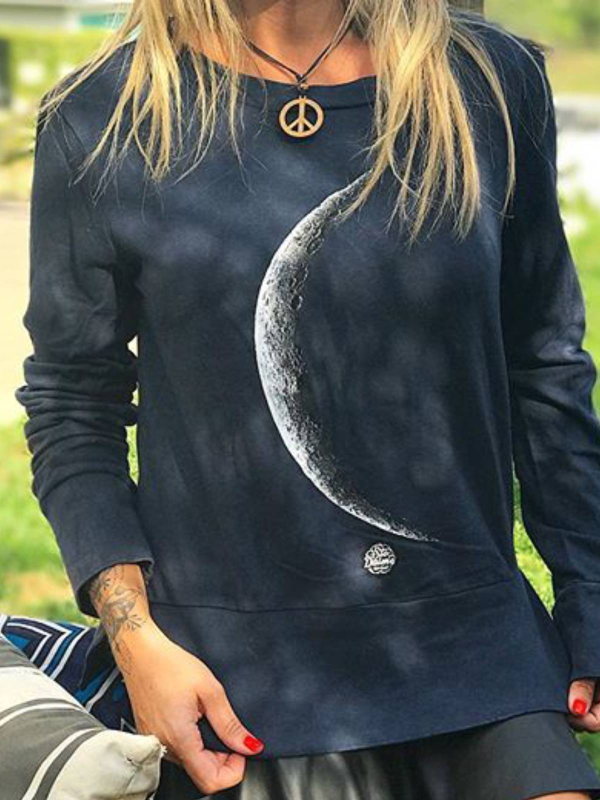 Long Sleeve Casual Crew Neck Shirts & Tops
