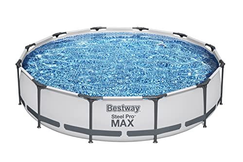 Bestway 56061US 12-Foot by 30-Inch Steel Pro Round Frame Pool Set