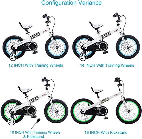 Boys Girls Kids Bike 18 Inch Buttons Bicycles with Kickstand Child Bicycle