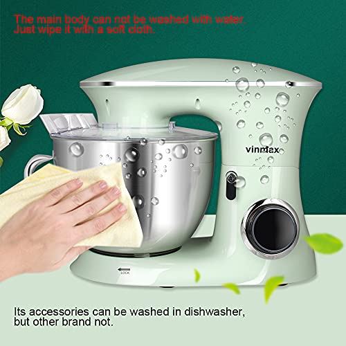 Electric Kitchen Mixer Food Mixer with 8.5QT Stainless Steel Mixing Bowl