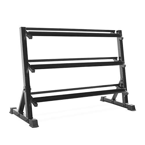 CAP Barbell 3 Tier Dumbbell Rack, Black