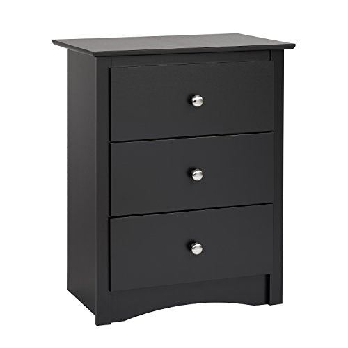 PREPAC Sonoma 6 Drawer Dresser & Sonoma Nightstand with 3-Drawer