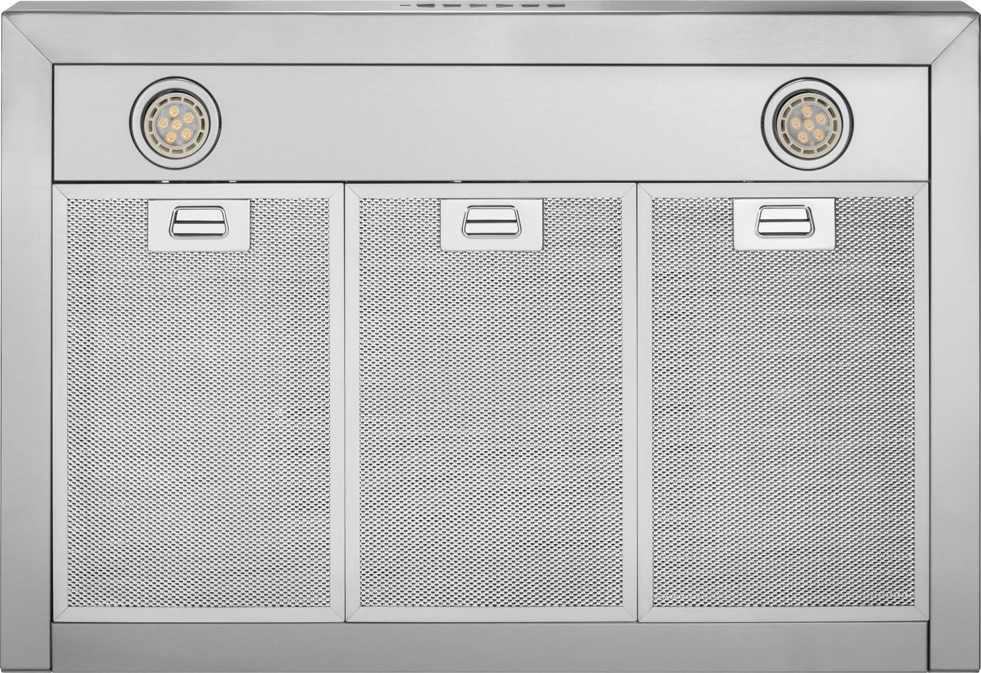 GE 30x22 Stainless Steel Designer Wall Mount Hood