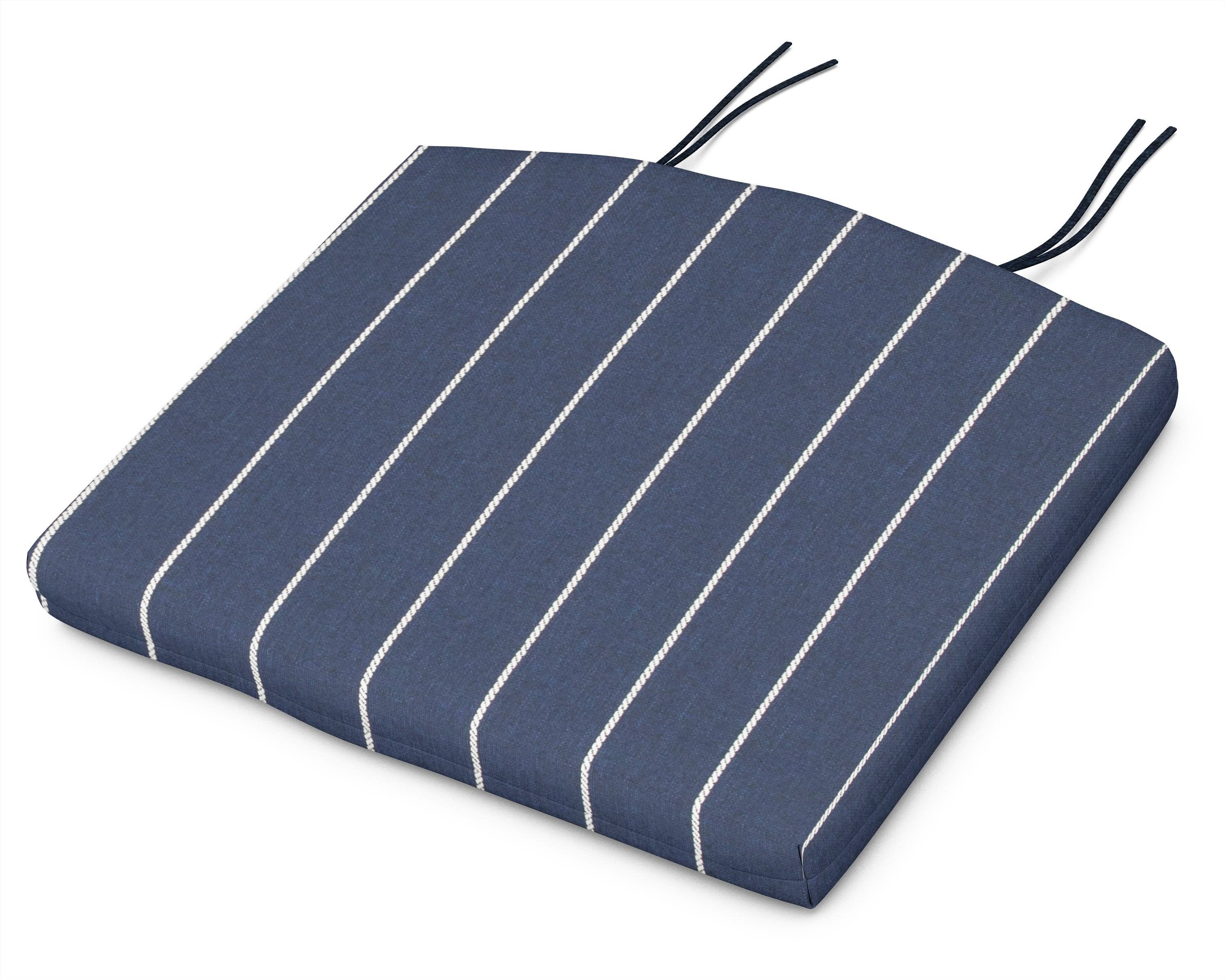 POLYWOOD Adirondack Chair Seat Cushion - 17.5x22D x 20x22W x 2.5x22H in Pencil Navy