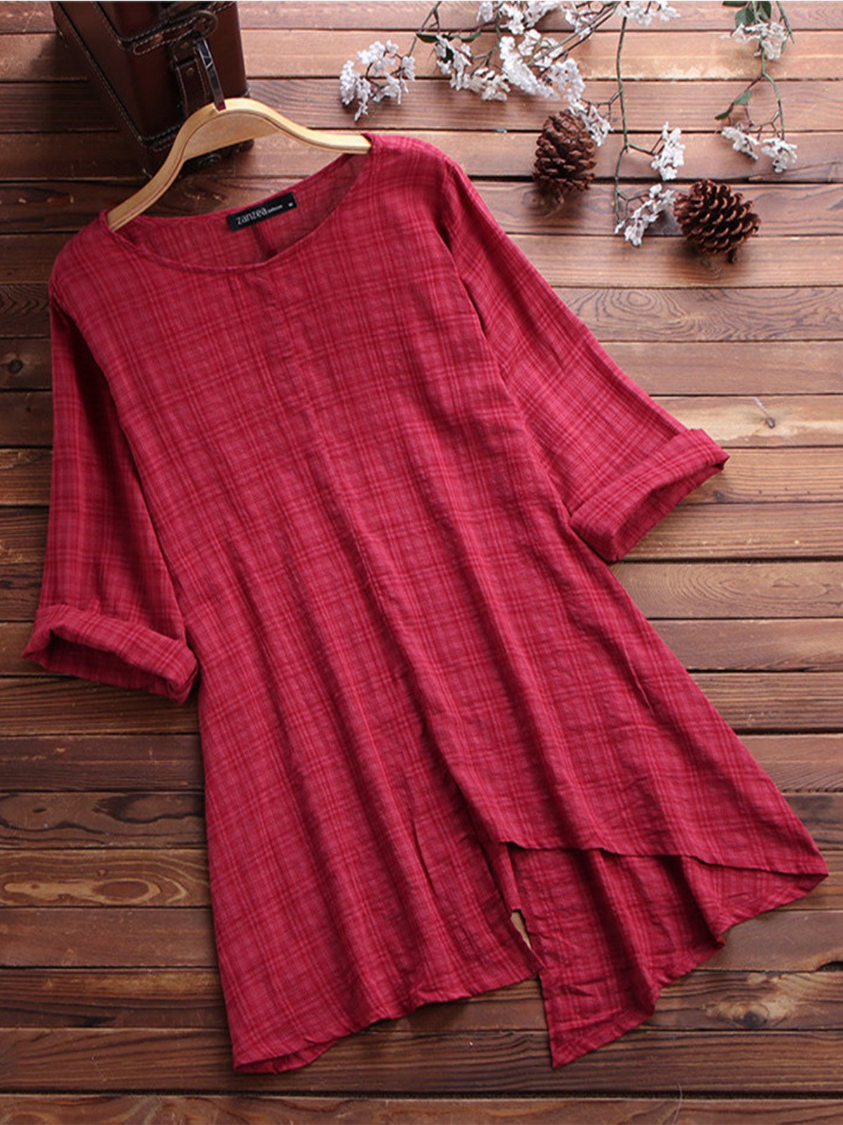 Women Casual Loose Tops Tunic Blouse Shirt