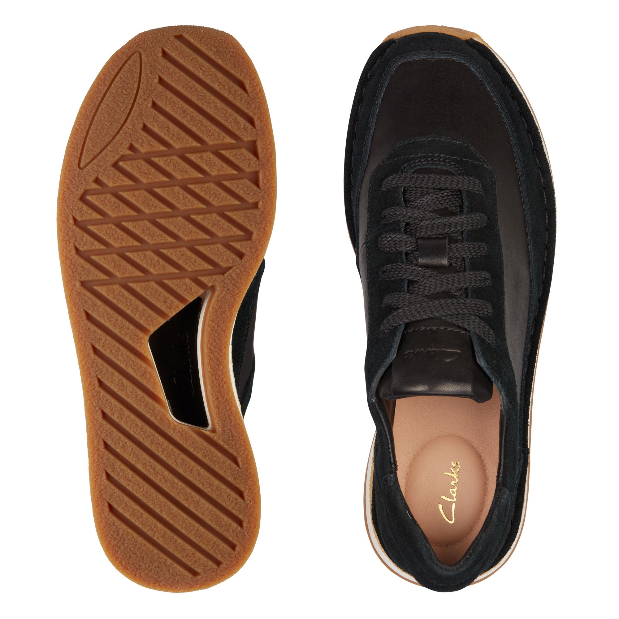 Women  Craft Run Lace Black Combi Sde