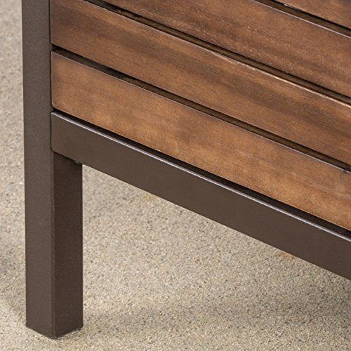 GDF Studio Isabel Acacia Bar with Barstools