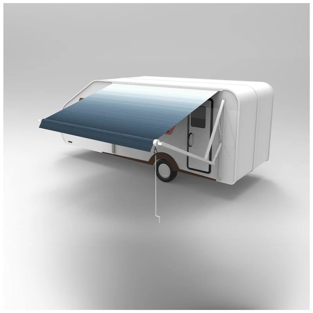 Aleko Motorized Retractable RV/Patio Awning - 12 x 8 Feet - Blue Fade