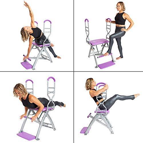 Pilates Pro Chair Max with Sculpting Handles byLife&s A Beach ,Blue