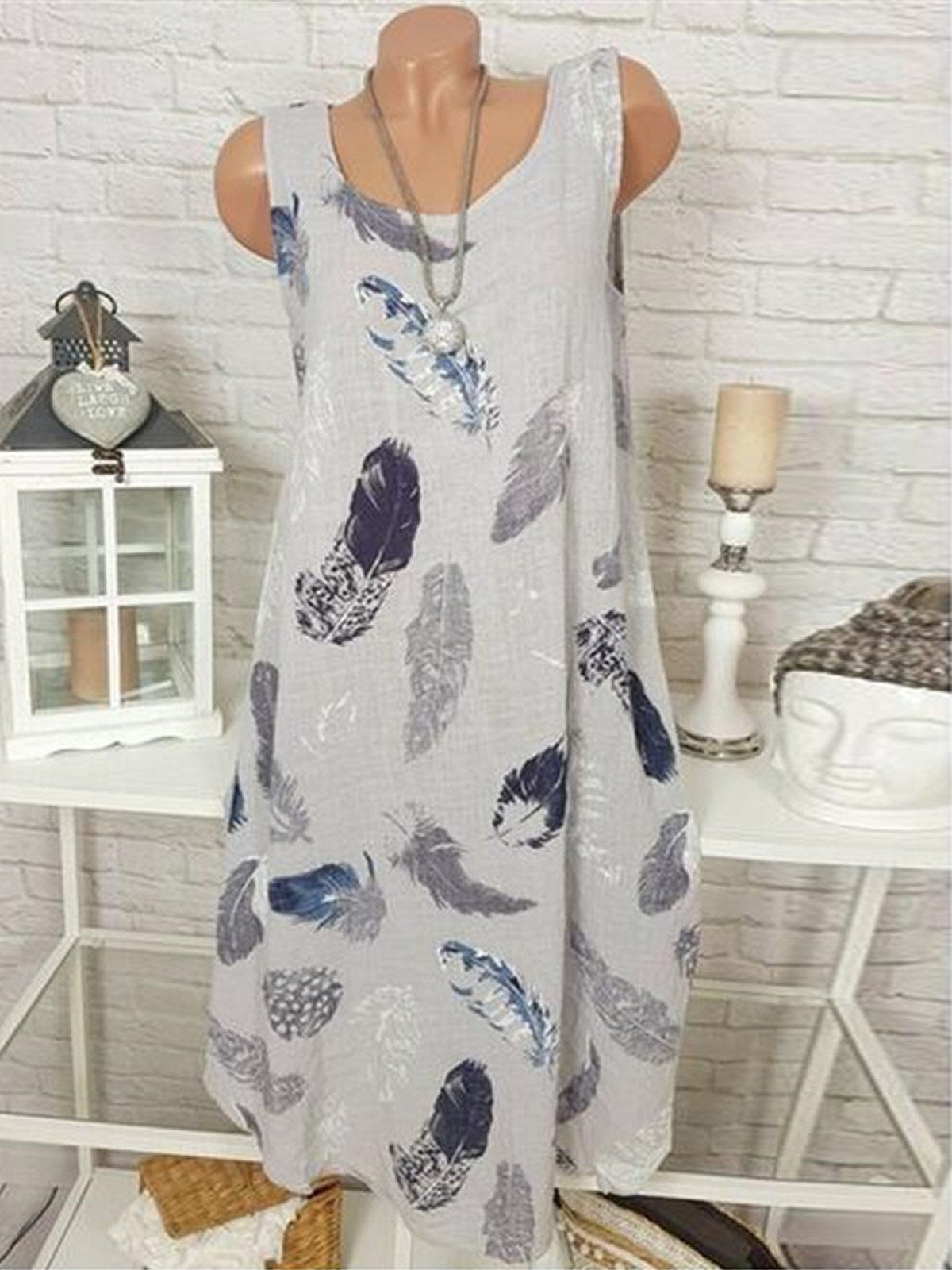 Sleeveless Cotton-Blend Shirts & Tops