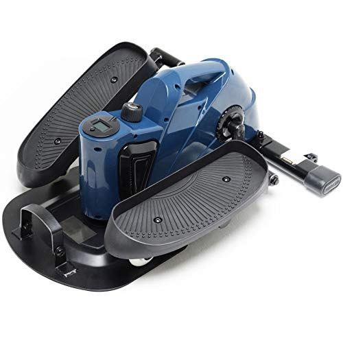 JFIT Under Desk and Stand Up Mini Elliptical- Blue