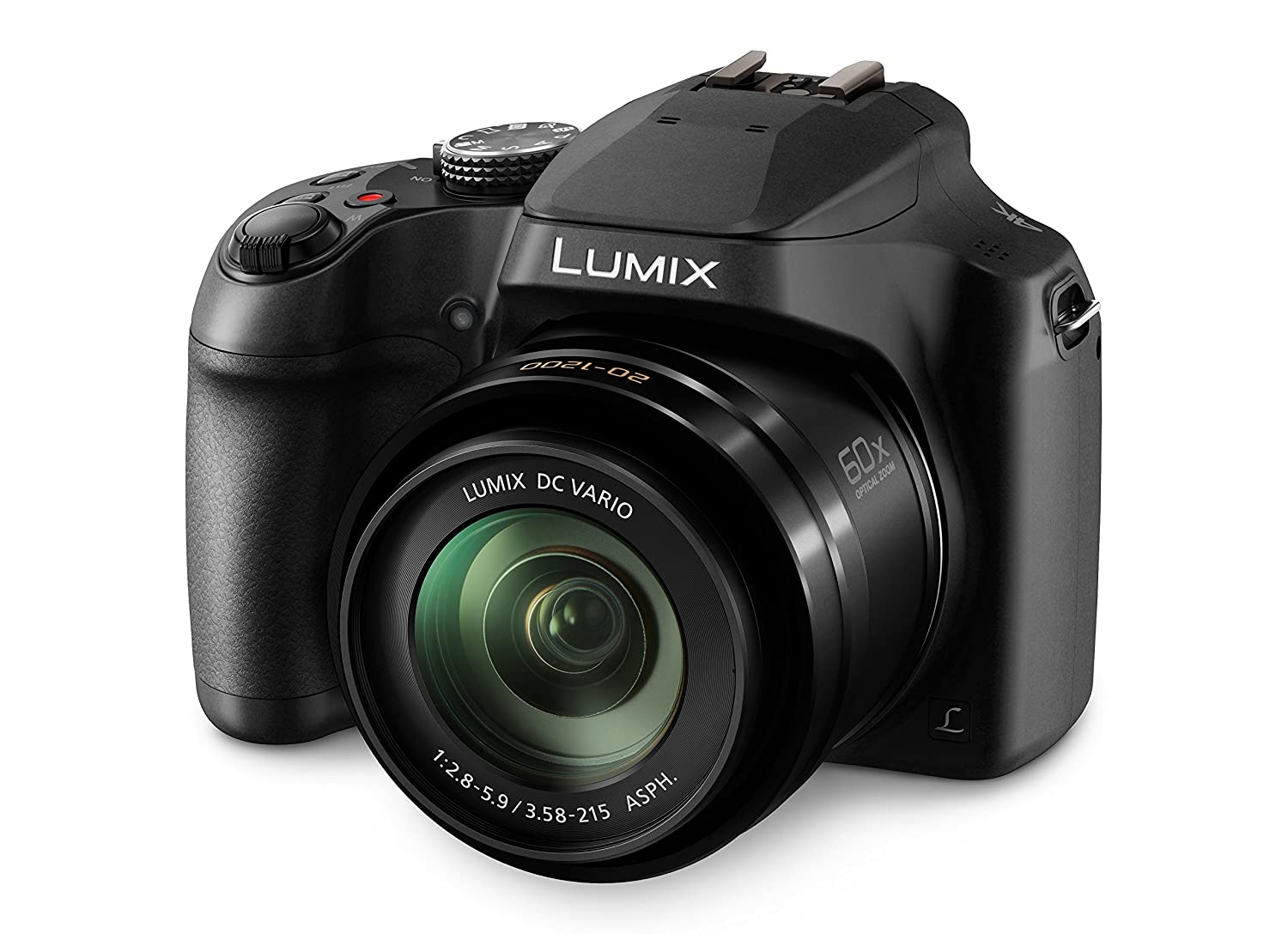 Copy Copy Panasonic Lumix DC FZ82 Appareils Photo Numériques (18 Megapixel, 20mm Grand angle, 60x opt. Zoom, enregistrement vidéo 4K30p, AF à contraste hybride)