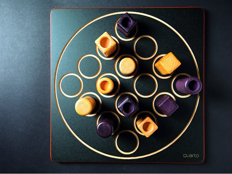 Quarto Wooden Puzzle Board Game