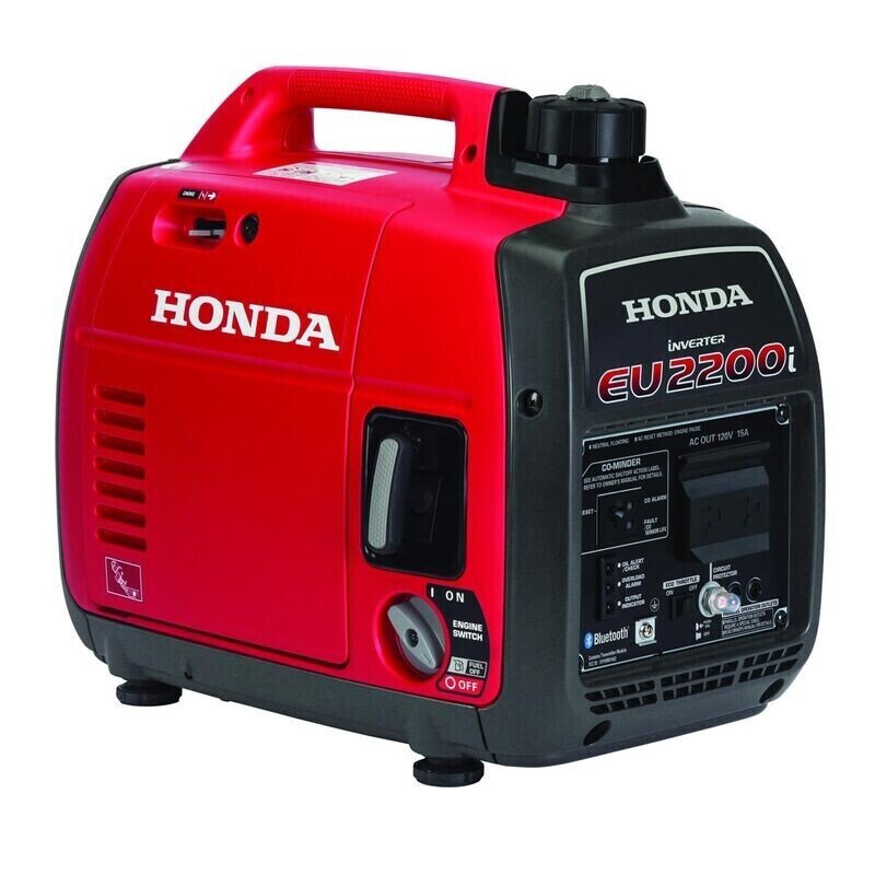 Honda EU2200i 120V 2200-Watt 0.95 Gallon Companion Portable Inverter Generator with Co-Minder