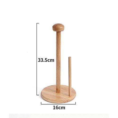 Solid Wood Paper Towel Holder Kitchen Paper Roll Holder Paper Towel Holder