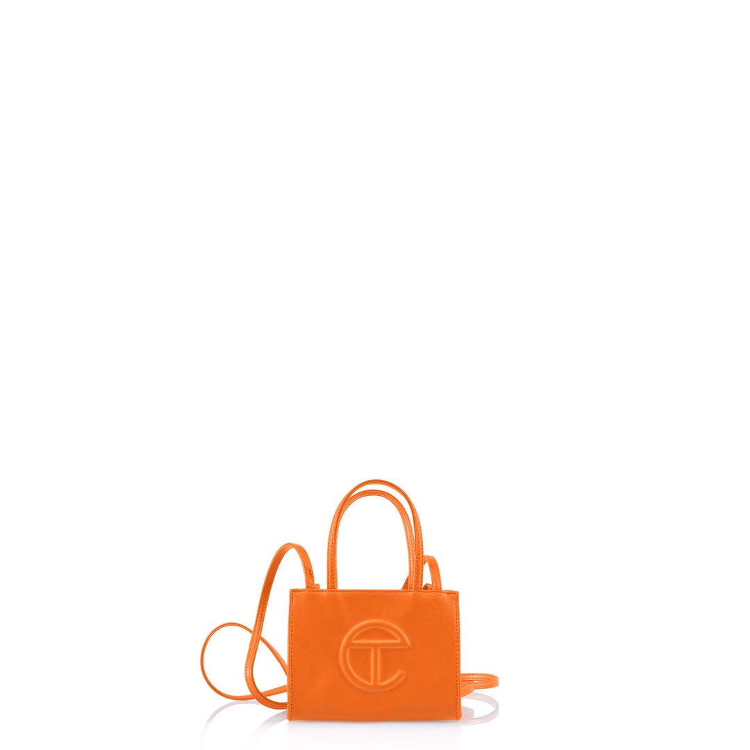 Small Orange Shopping Bag