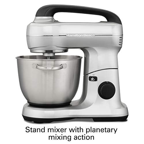Hamilton Beach Electric Stand Mixer, 4 Quarts, Dough Hook