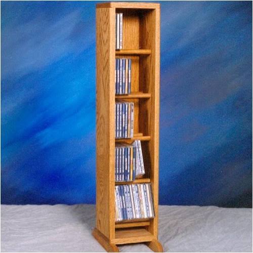 Wood Shed 500 Series 70 CD Dowel Multimedia Storage Rack; Natural