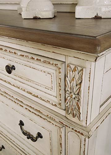 Realyn French Country 7 Drawer Dresser with Two Tone
