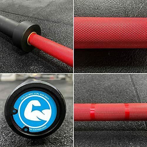 1500lb-86Inch Olympic Super Curl Bar,Weighted Fitness Strength Training E-Z
