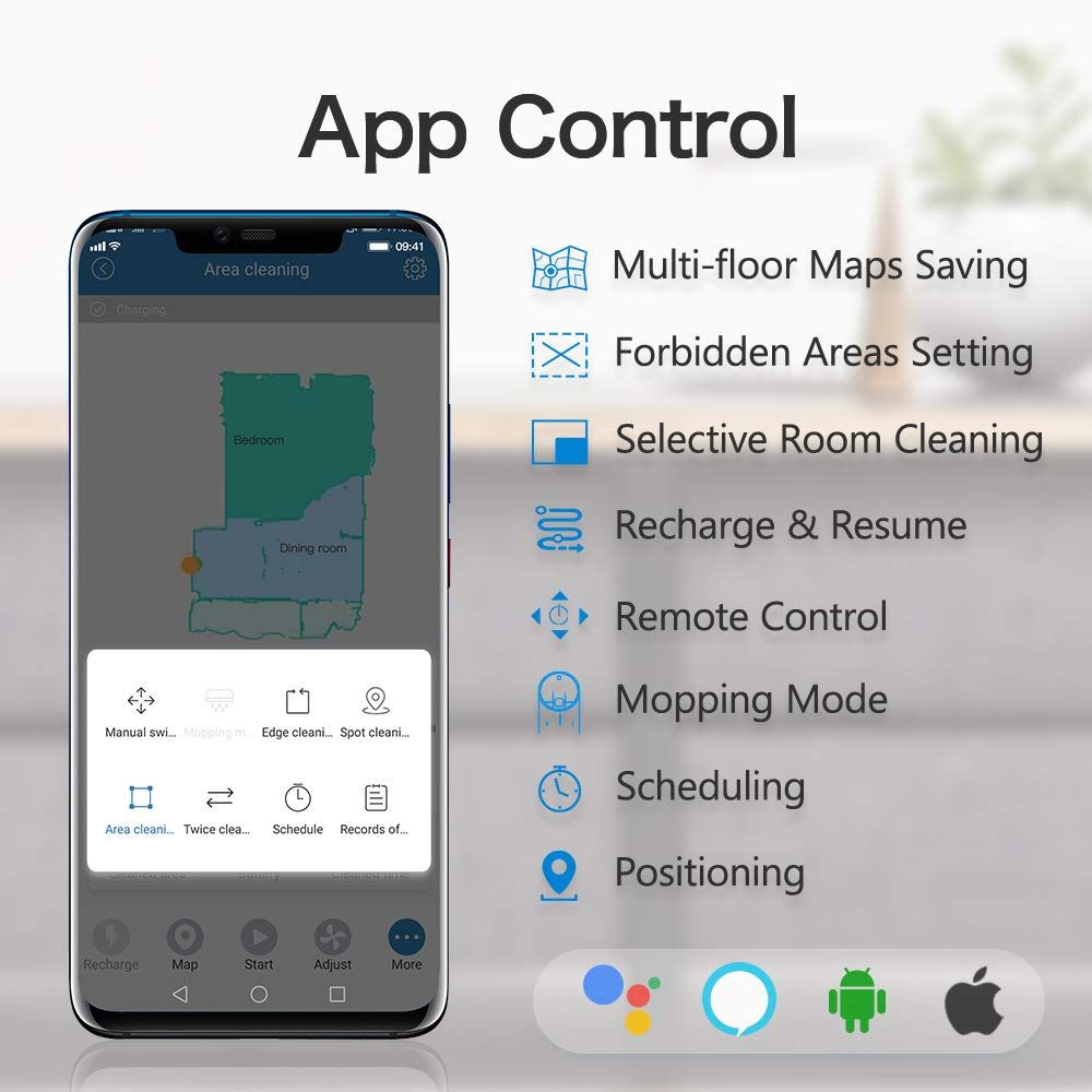 M6 PRO Wi-Fi Connected Robot Vacuum Cleaner