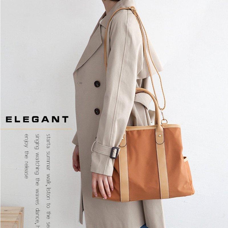 Simple Multifunctional Waterproof Oxford cloth Slung Shoulder Commuter Handbag