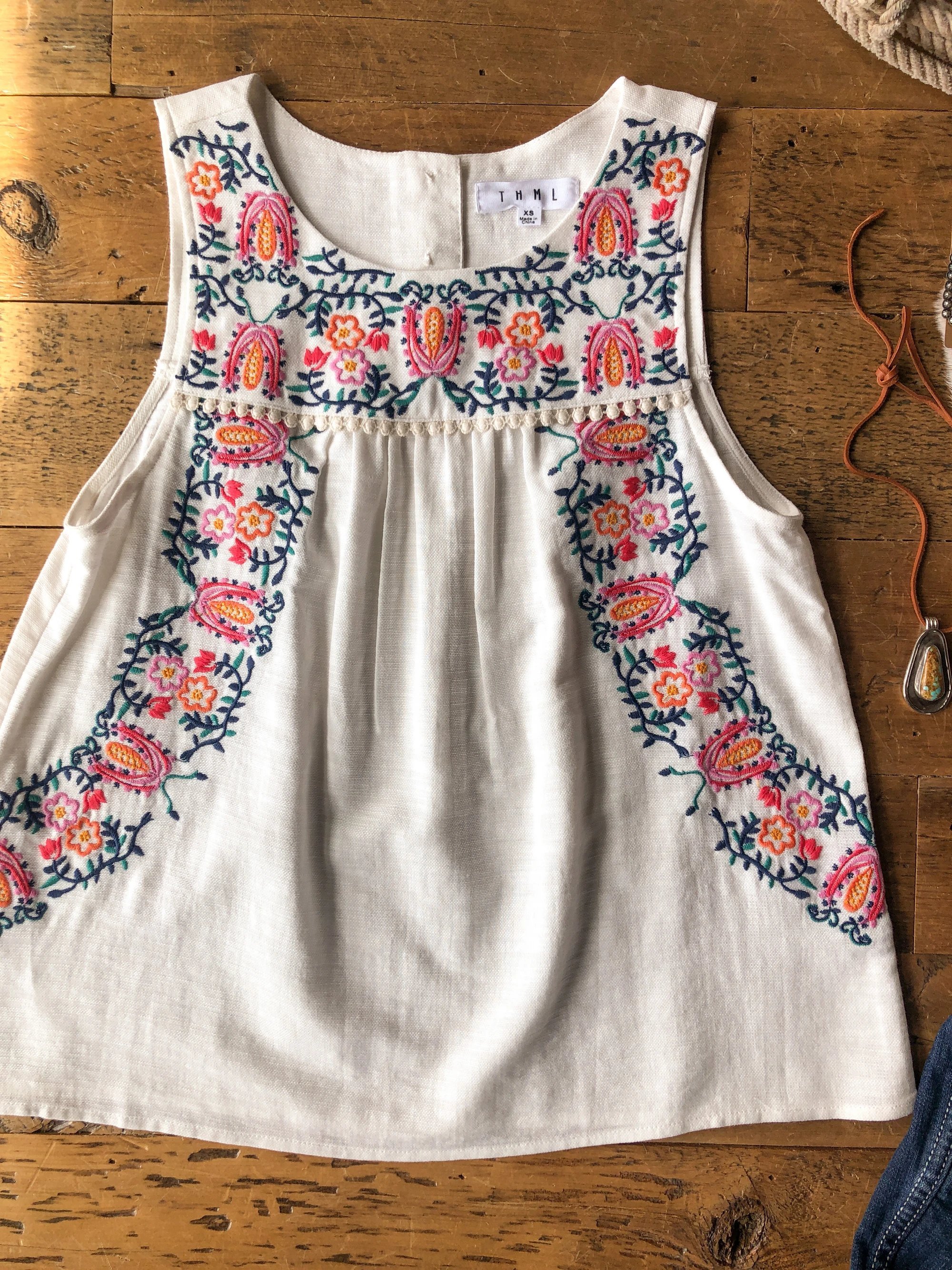 Crew Neck Casual A-Line Cotton-Blend Shirts & Tops