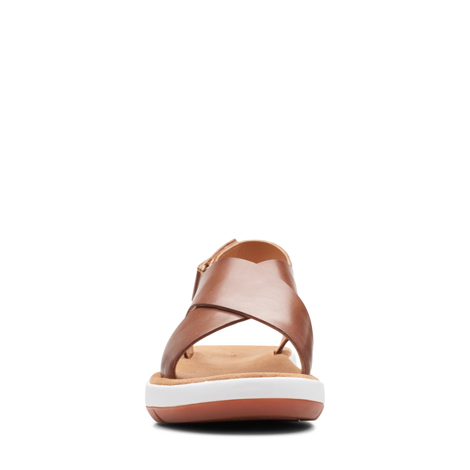 Women Sandals Jemsa Cross Dark Tan Lea
