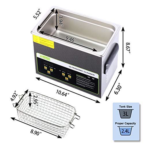 Lab Ultrasonic Parts Cleaner Machine, Stainless Steel Ultrasonic Cleaning Machine